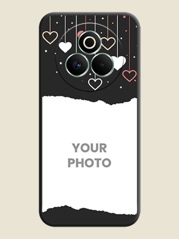 Custom Love Hangings with Splash Wave Picture On Space Black Custom Soft Matte Mobile Back Cover - Realme P3 Pro 5G - alternate view