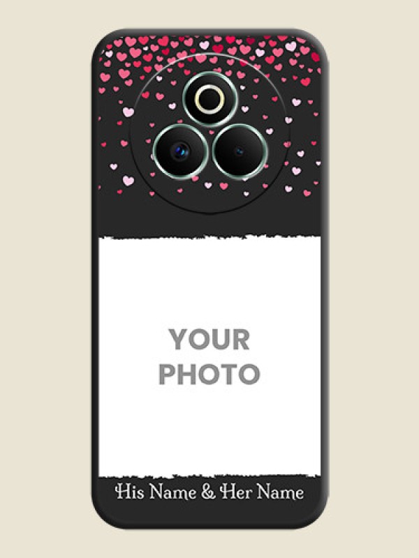 Custom Fall in Love with Your Partner on Photo On Space Black Custom Soft Matte Mobile Back Cover - Realme P3 Pro 5G - alternate view