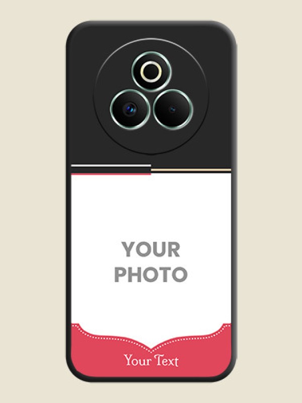 Custom Classic Plain Design with Name On Space Black Custom Soft Matte Mobile Back Cover - Realme P3 Pro 5G - alternate view