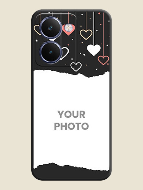 Custom Love Hangings with Splash Wave Picture On Space Black Custom Soft Matte Mobile Back Cover - Realme P3 Ultra 5G - alternate view