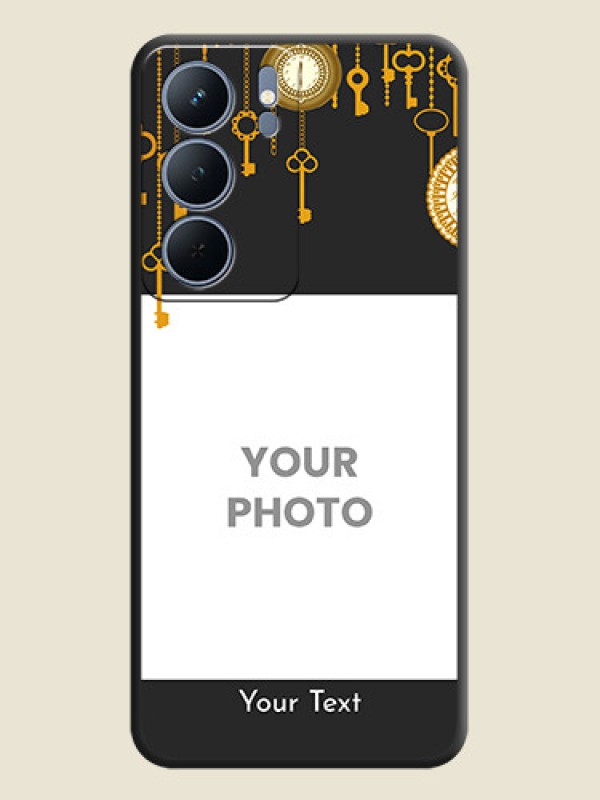 Custom Decorative Design with Text On Space Black Custom Soft Matte Mobile Back Cover - Realme P3x 5G - alternate view