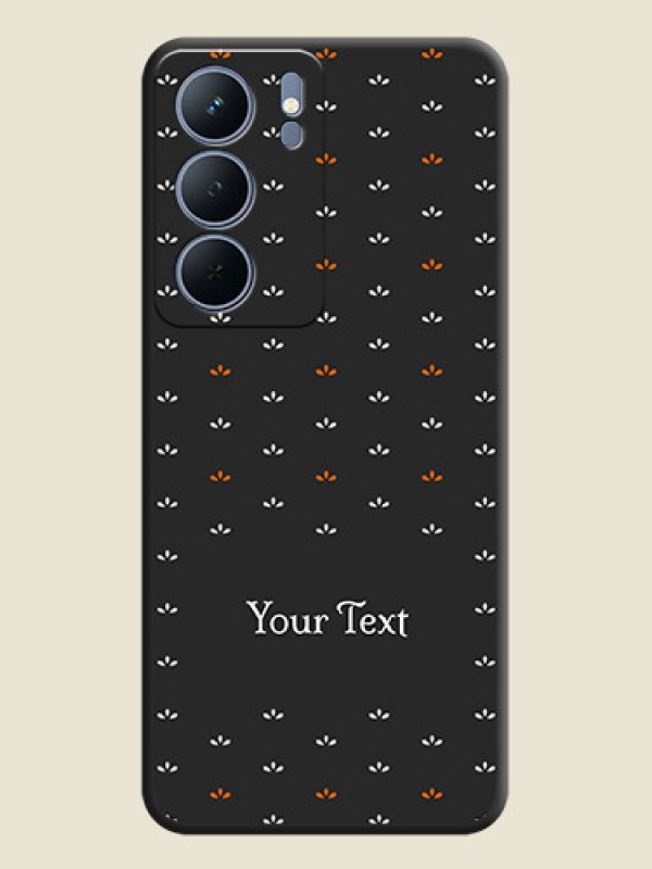 Custom Simple Pattern With Custom Text On Space Black Custom Soft Matte Mobile Back Cover - Realme P3x 5G - alternate view