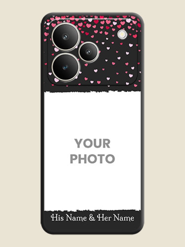 Custom Fall in Love with Your Partner on Photo On Space Black Custom Soft Matte Mobile Back Cover - Realme P4 5G - alternate view