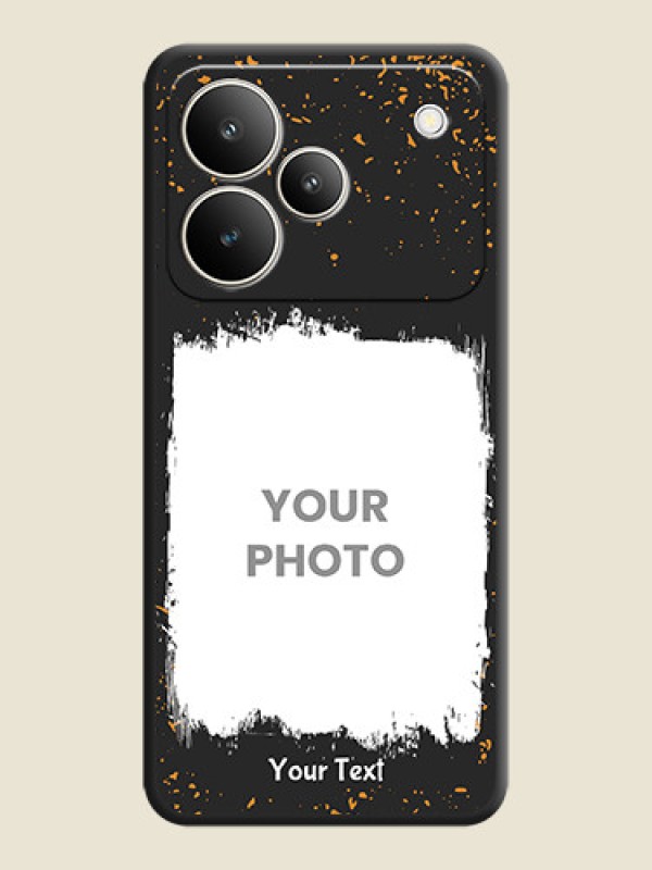 Custom Spray Free Design on Photo On Space Black Custom Soft Matte Mobile Back Cover - Realme P4 5G - alternate view