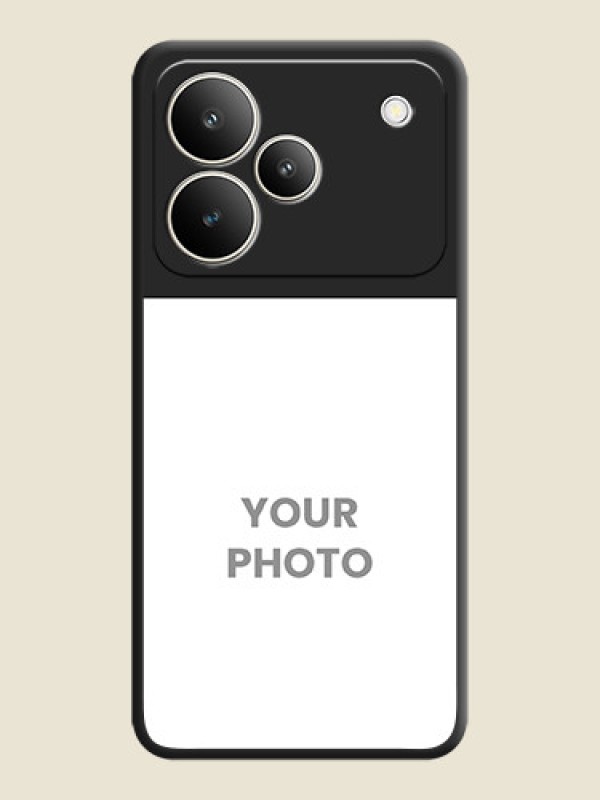 Custom Image Upload With Space Black Color On Custom Soft Matte Mobile Back Cover - Realme P4 5G - alternate view