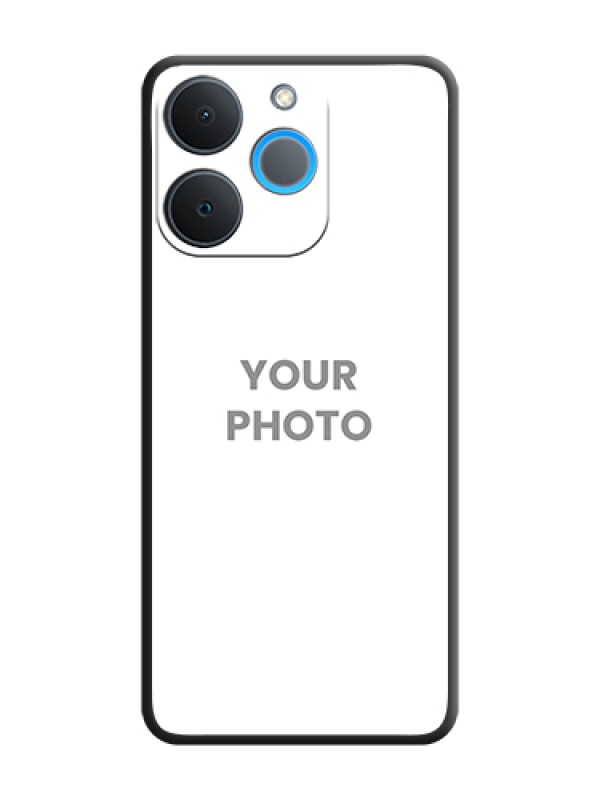 Custom Full Single Pic Upload On Space Black Custom Soft Matte Mobile Back Cover - Realme P4 Lite 4G - alternate view