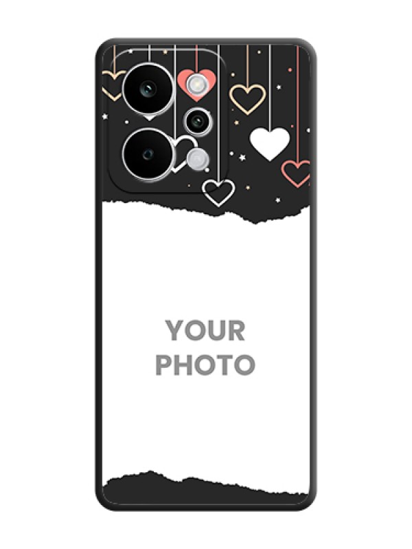 Custom Love Hangings with Splash Wave Picture On Space Black Custom Soft Matte Mobile Back Cover - Realme P4 Power 5G - alternate view