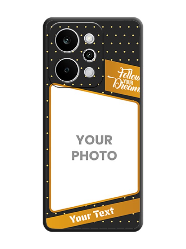 Custom Follow Your Dreams with White Dots On Space Black Custom Soft Matte Mobile Back Cover - Realme P4 Power 5G - alternate view