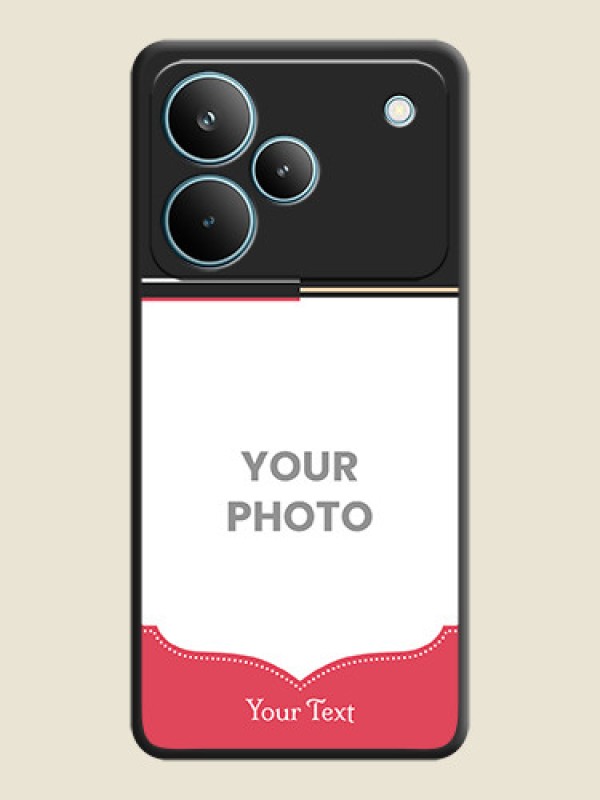 Custom Classic Plain Design with Name On Space Black Custom Soft Matte Mobile Back Cover - Realme P4 Pro 5G - alternate view