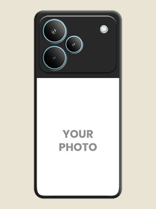 Custom Image Upload With Space Black Color On Custom Soft Matte Mobile Back Cover - Realme P4 Pro 5G - alternate view