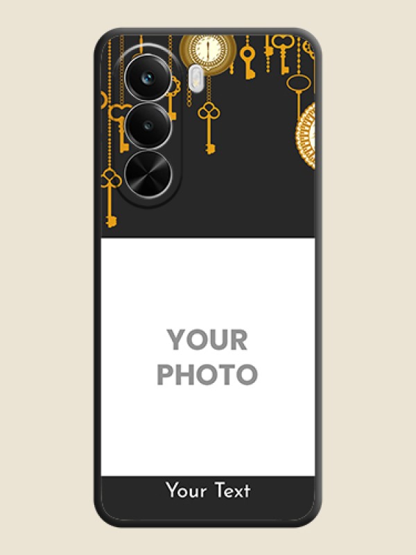 Custom Decorative Design with Text On Space Black Custom Soft Matte Mobile Back Cover - Realme P4X 5G - alternate view