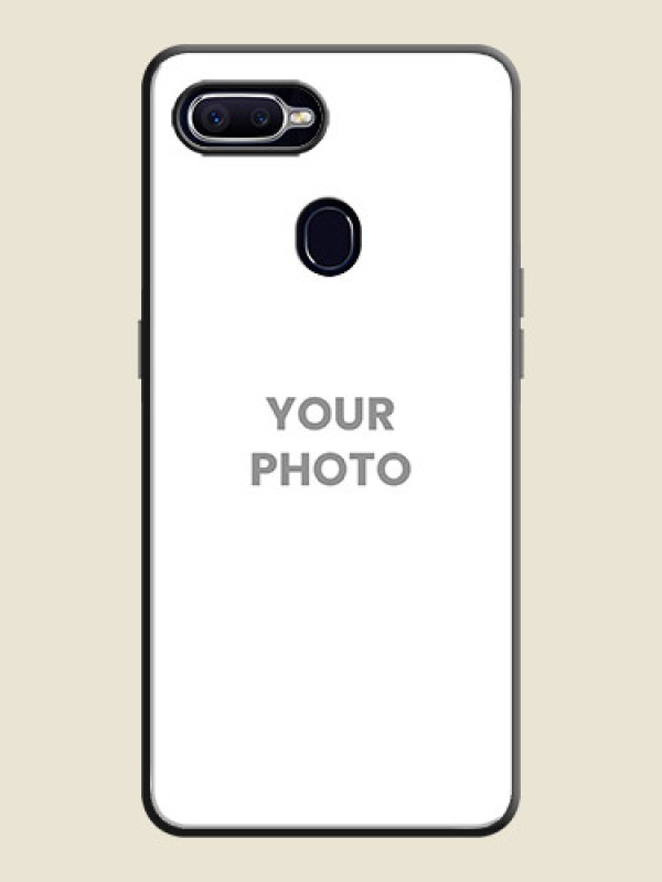 Custom Full Single Pic Upload On Space Black Personalized Soft Matte Phone Covers -Realme U1 - alternate view