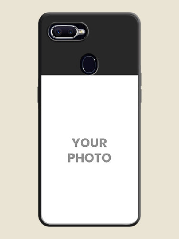 Custom Image Upload With Space Black Color On Custom Soft Matte Mobile Back Cover - Realme U1 - alternate view