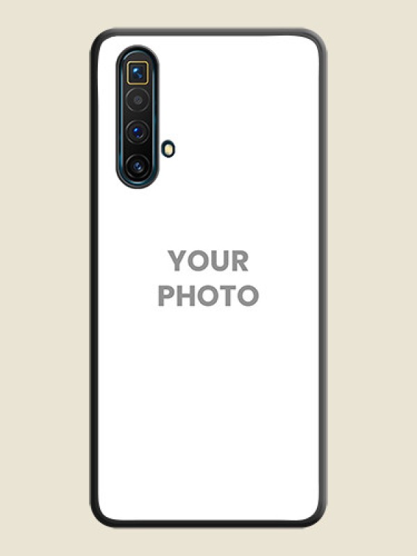 Custom Full Single Pic Upload On Space Black Personalized Soft Matte Phone Covers -Realme X3 Super Zoom - alternate view