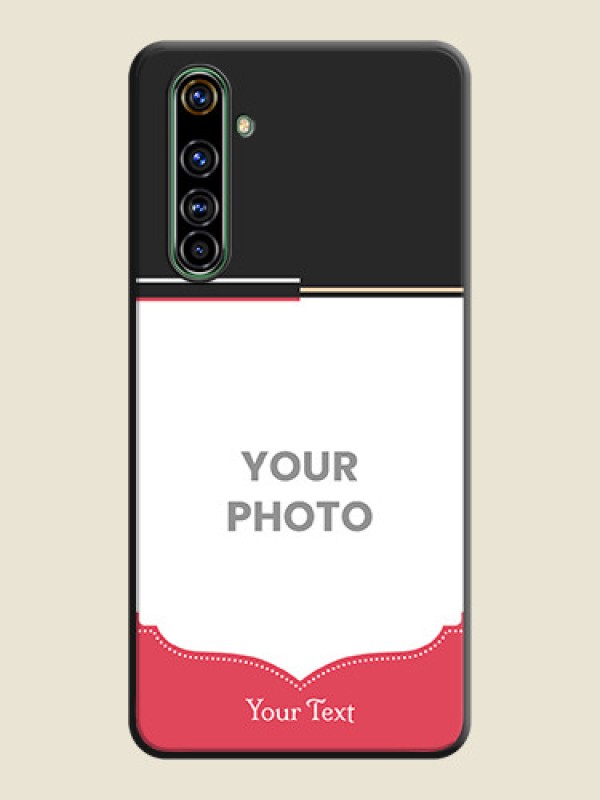 Custom Classic Plain Design with Name - Photo on Space Black Soft Matte Phone Cover - Realme X50 Pro 5G - alternate view