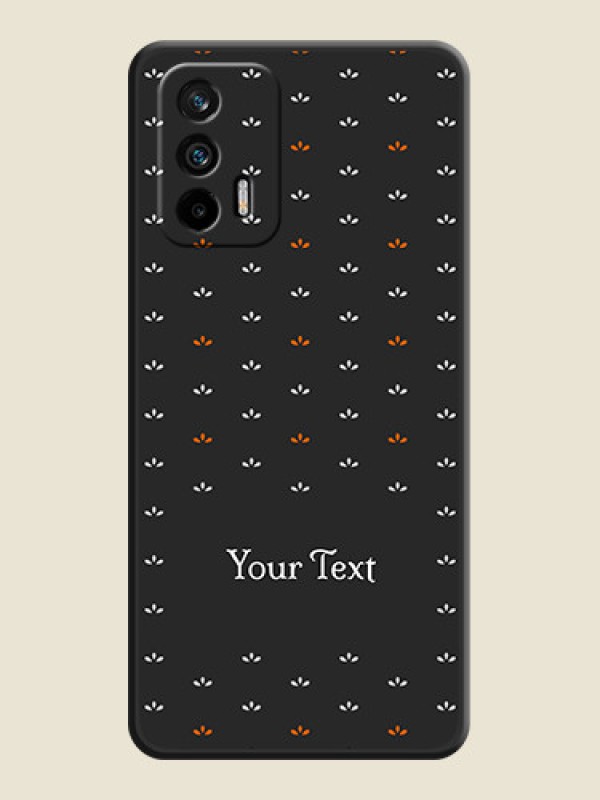 Custom Simple Pattern With Custom Text On Space Black Personalized Soft Matte Phone Covers -Realme X7 Max 5G - alternate view