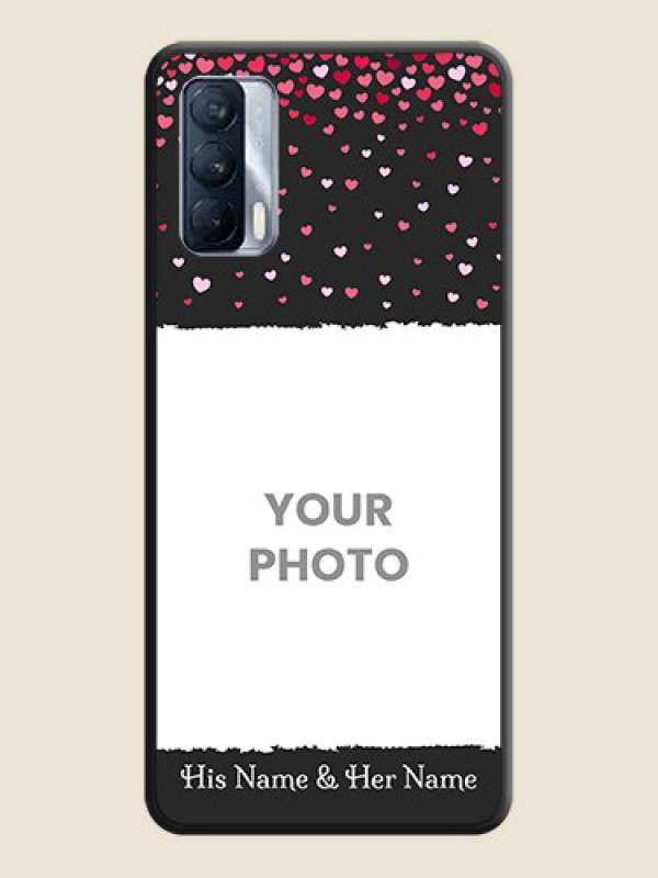 Custom Fall in Love with Your Partner  on Photo on Space Black Soft Matte Phone Cover - Realme X7 - alternate view