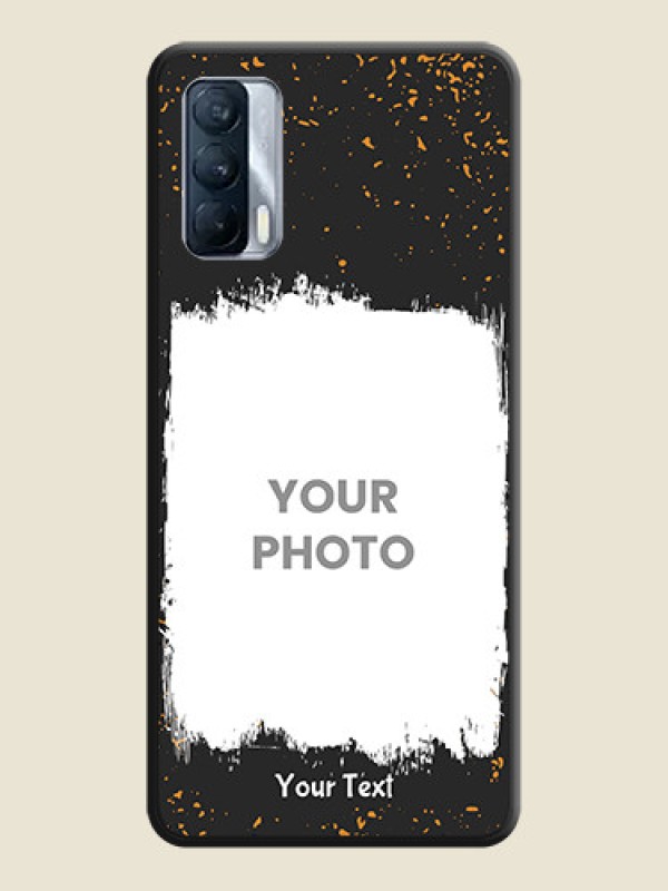Custom Spray Free Design on Photo on Space Black Soft Matte Phone Cover - Realme X7 - alternate view