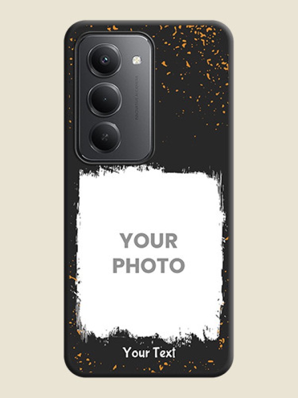 Custom Spray Free Design on Photo On Space Black Custom Soft Matte Mobile Back Cover - Redmi 15 5G - alternate view