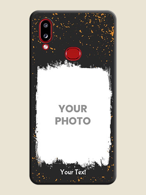 Custom Spray Free Design on Photo on Space Black Soft Matte Phone Cover - Galaxy A10s - alternate view