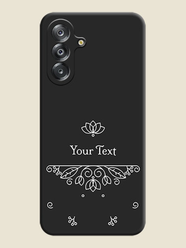 Custom Lotus Garden Custom Text On Space Black Custom Soft Matte Mobile Back Cover - Samsung Galaxy A26 5G - alternate view