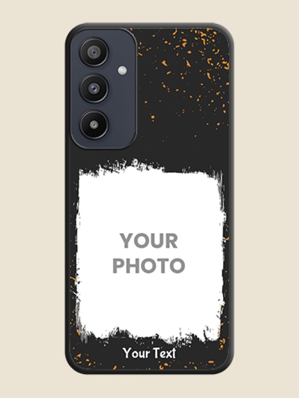 Custom Spray Free Design - Photo on Space Black Soft Matte Phone Cover - Galaxy A35 5G - alternate view