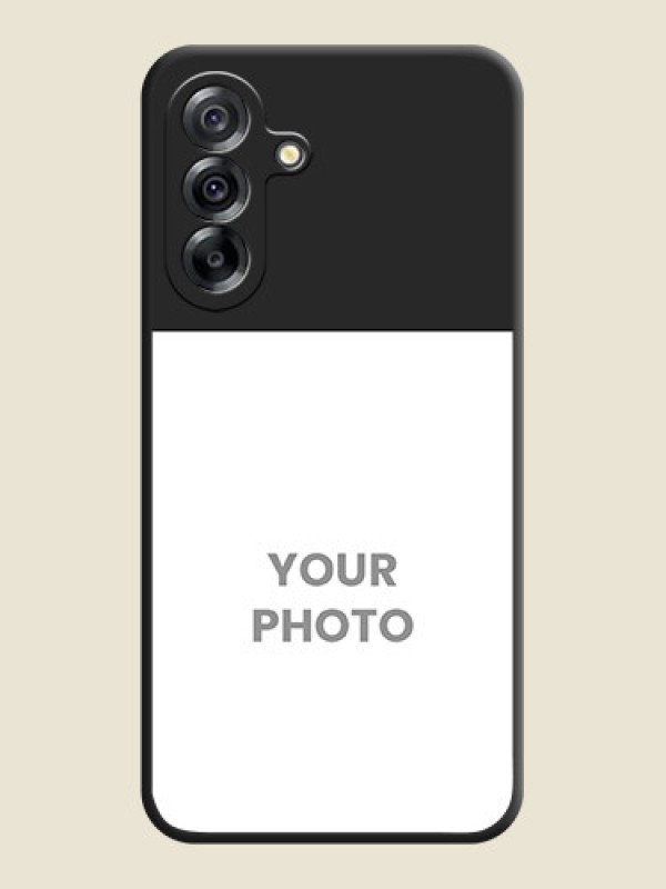 Custom Image Upload With Space Black Color On Custom Soft Matte Mobile Back Cover - Samsung Galaxy A36 5G - alternate view