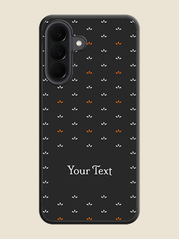 Custom Simple Pattern With Custom Text On Space Black Custom Soft Matte Mobile Back Cover - Samsung Galaxy A37 5G - alternate view