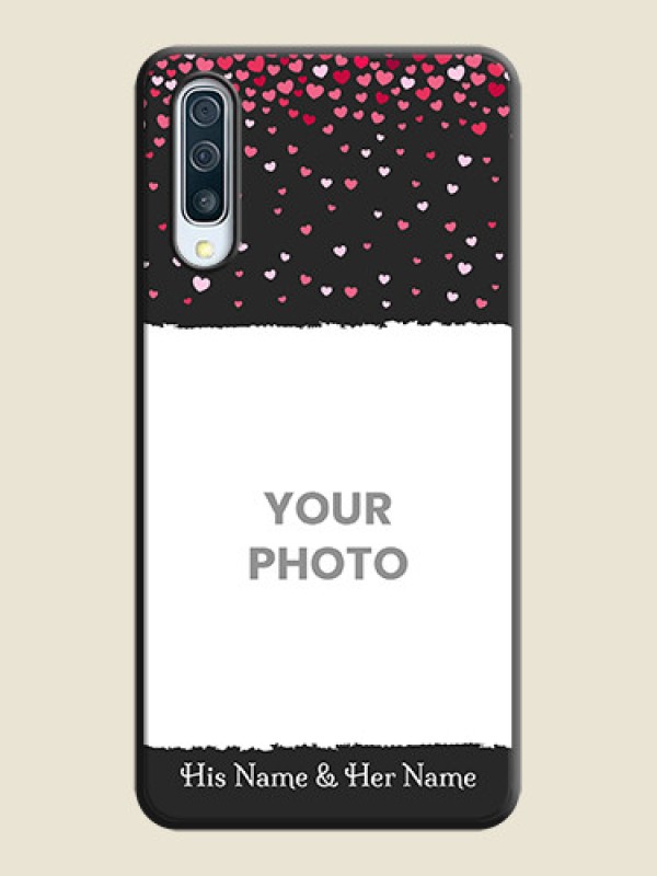 Custom Fall in Love with Your Partner  - Photo on Space Black Soft Matte Phone Cover - Galaxy A50S - alternate view