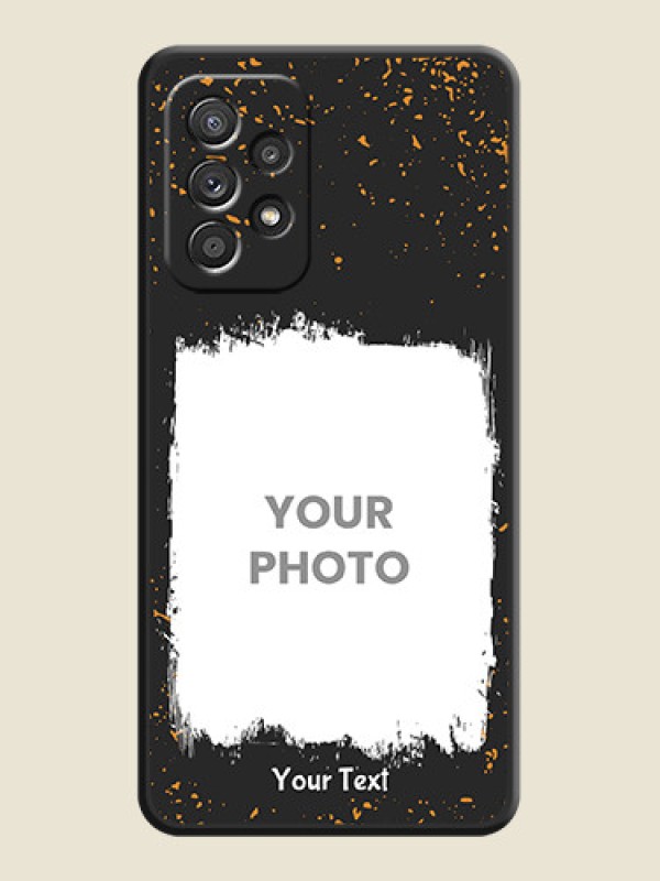 Custom Spray Free Design on Photo on Space Black Soft Matte Phone Cover - Galaxy A52 4G - alternate view