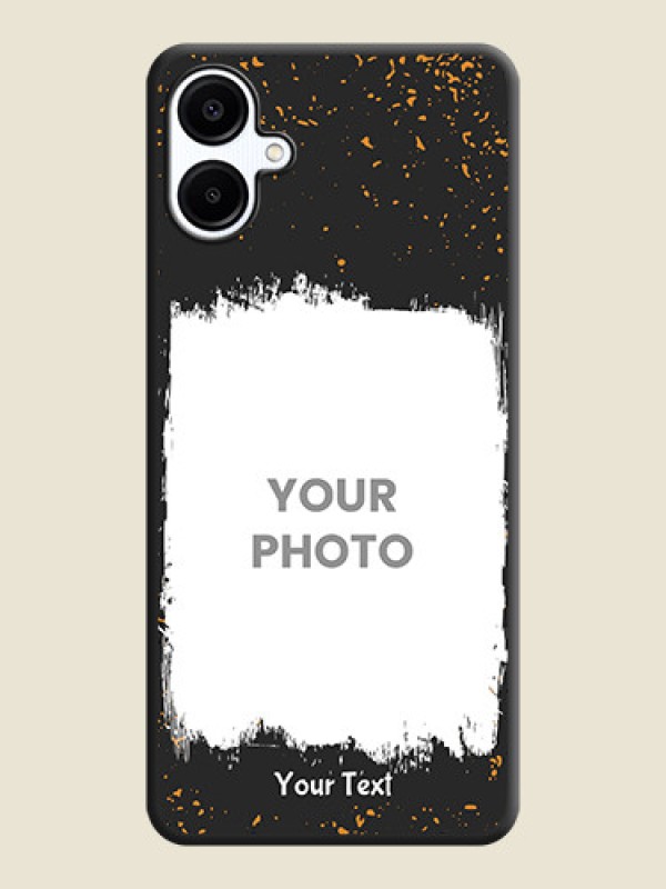 Custom Spray Free Design on Photo On Space Black Custom Soft Matte Mobile Back Cover - Galaxy F06 - alternate view