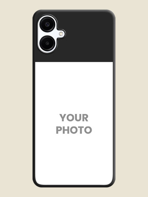 Custom Image Upload With Space Black Color On Custom Soft Matte Mobile Back Cover - Samsung Galaxy F06 - alternate view