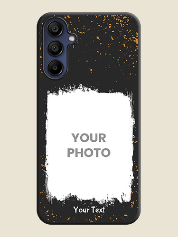 Custom Spray Free Design - Photo on Space Black Soft Matte Phone Cover - Galaxy F15 5G - alternate view