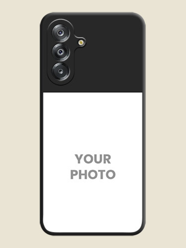 Custom Image Upload With Space Black Color On Custom Soft Matte Mobile Back Cover - Samsung Galaxy F17 5G - alternate view