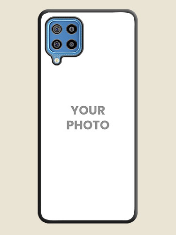 Custom Full Single Pic Upload On Space Black Personalized Soft Matte Phone Covers -Samsung Galaxy F22 - alternate view