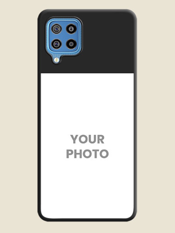 Custom Image Upload With Space Black Color On Custom Soft Matte Mobile Back Cover - Samsung Galaxy F22 - alternate view