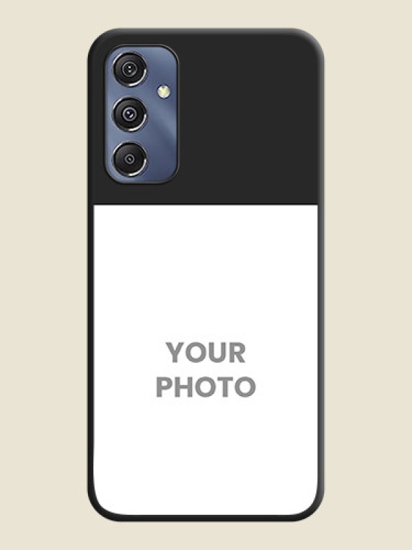 Custom Image Upload With Space Black Color On Custom Soft Matte Mobile Back Cover - Samsung Galaxy F34 5G - alternate view