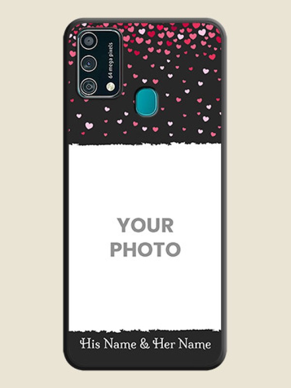 Custom Fall in Love with Your Partner  on Photo on Space Black Soft Matte Phone Cover - Galaxy F41 - alternate view