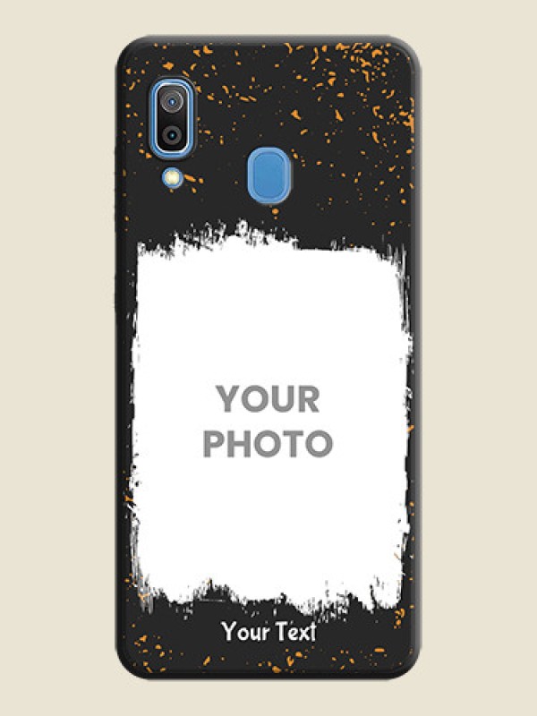 Custom Spray Free Design on Photo on Space Black Soft Matte Phone Cover - Galaxy M10s - alternate view