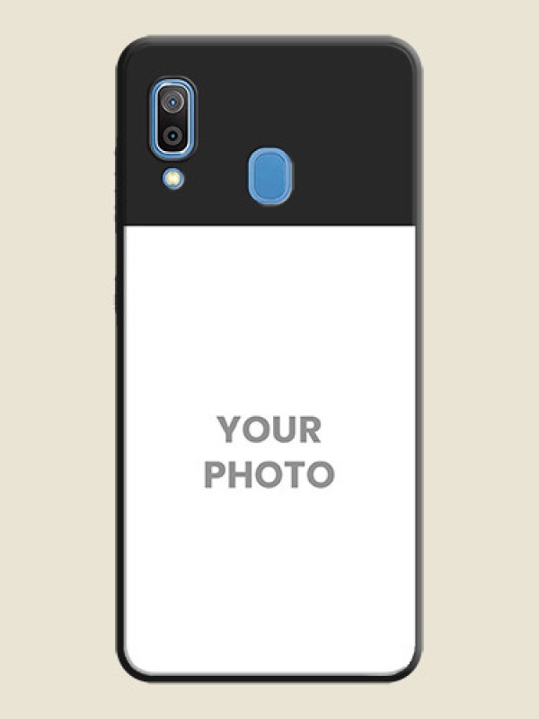Custom Image Upload With Space Black Color On Custom Soft Matte Mobile Back Cover - Samsung Galaxy M10S - alternate view
