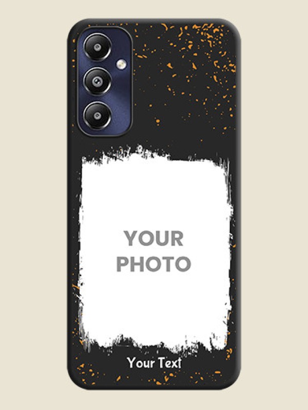 Custom Spray Free Design - Photo on Space Black Soft Matte Phone Cover - Galaxy M14 4G - alternate view