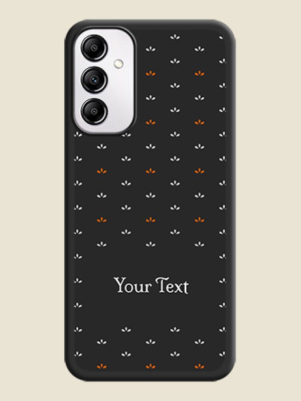 Custom Simple Pattern With Custom Text On Space Black Personalized Soft Matte Phone Covers -Samsung Galaxy M14 5G - alternate view
