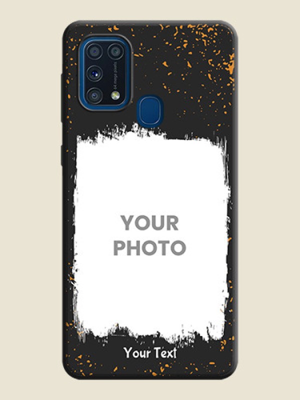 Custom Spray Free Design - Photo on Space Black Soft Matte Phone Cover - Galaxy M31 - alternate view