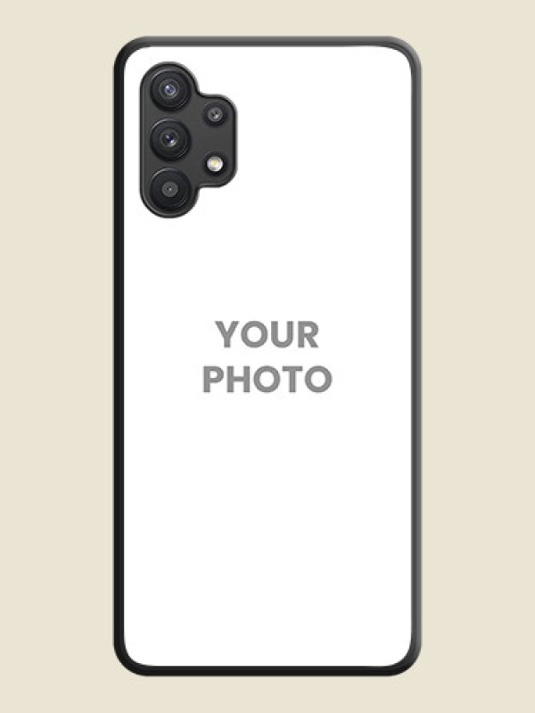 Custom Full Single Pic Upload On Space Black Personalized Soft Matte Phone Covers -Samsung Galaxy M32 5G - alternate view