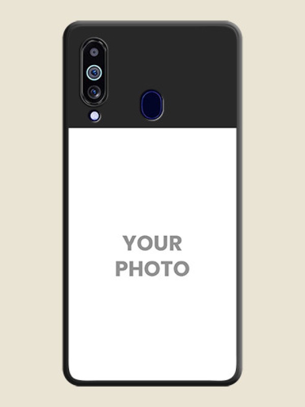 Custom Image Upload With Space Black Color On Custom Soft Matte Mobile Back Cover - Samsung Galaxy M40 - alternate view