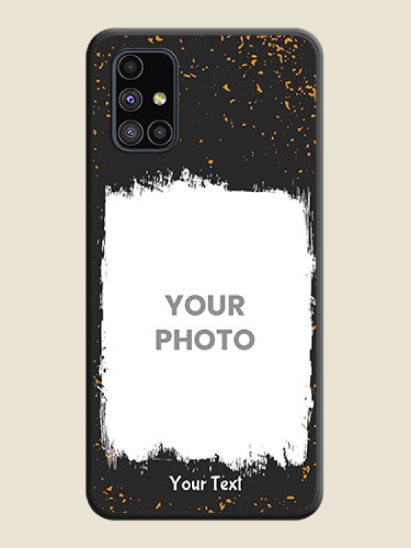 Custom Spray Free Design on Photo on Space Black Soft Matte Phone Cover - Galaxy M51 - alternate view