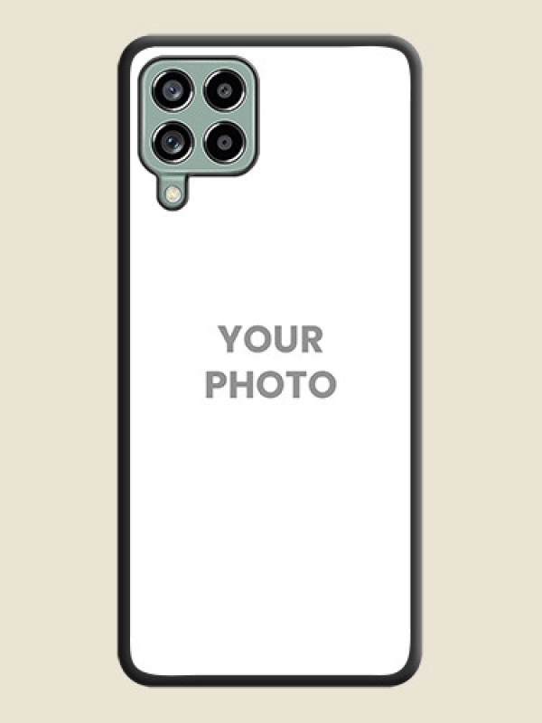 Custom Full Single Pic Upload On Space Black Personalized Soft Matte Phone Covers -Samsung Galaxy M53 5G - alternate view