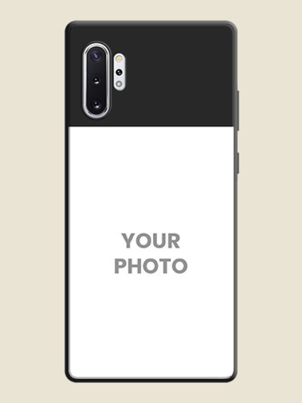 Custom Image Upload With Space Black Color On Custom Soft Matte Mobile Back Cover - Samsung Galaxy Note 10 Plus - alternate view