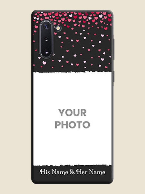 Custom Fall in Love with Your Partner  - Photo on Space Black Soft Matte Phone Cover - Galaxy Note 10 - alternate view