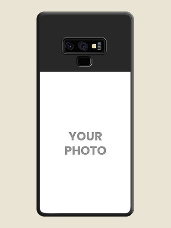 Custom Image Upload With Space Black Color On Custom Soft Matte Mobile Back Cover - Samsung Galaxy Note 9 - alternate view